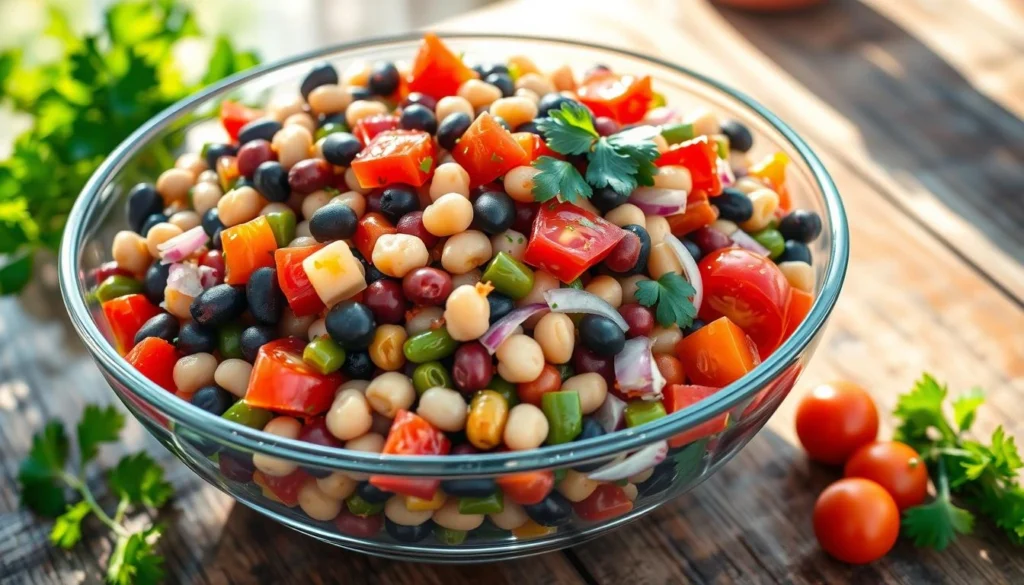 Refreshing 7-bean salad perfect for dinner