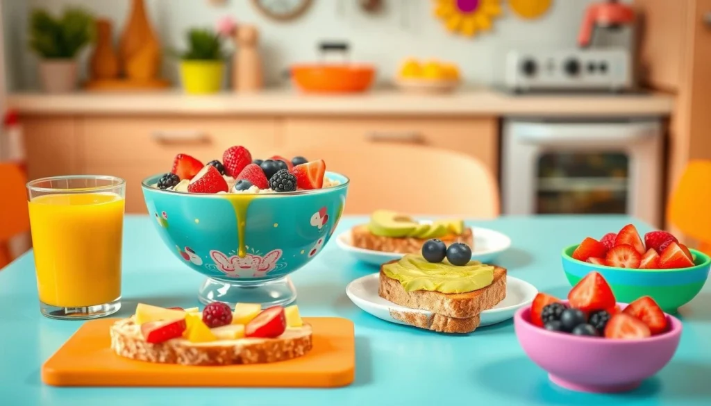 Healthy, fast breakfast ideas for kids to enjoy during busy weekdays.