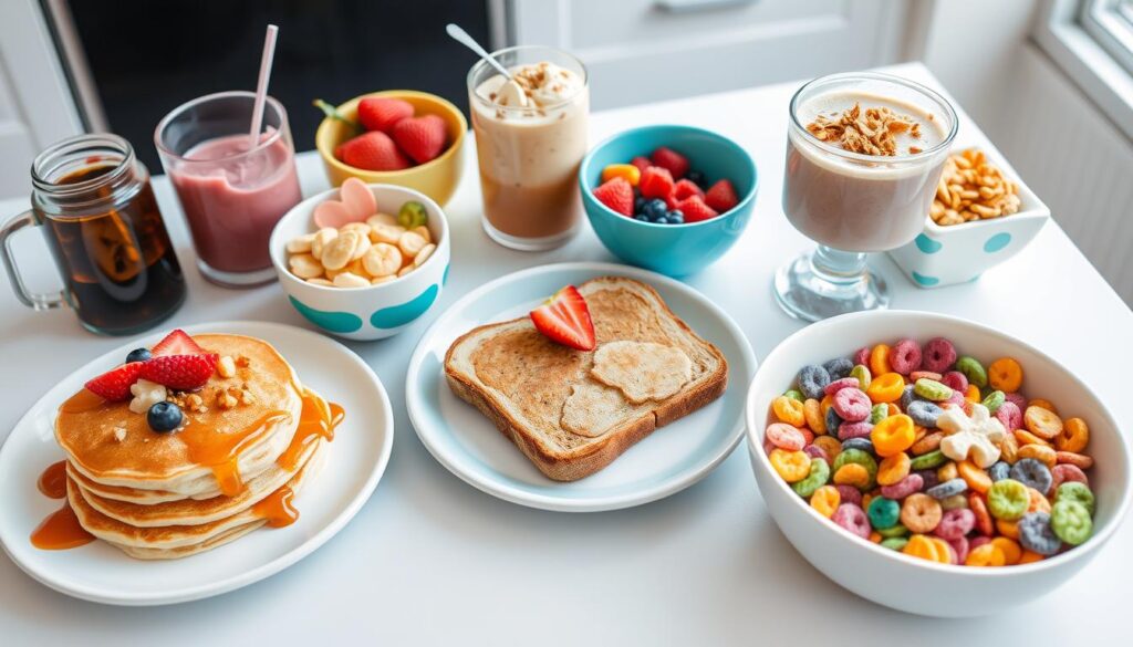 Simple and healthy breakfast options for kids, perfect for busy mornings