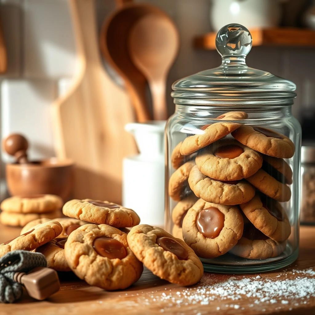 How to Make Gooey Caramel Cookies in Just 30 Minutes