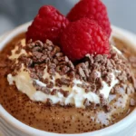 Creamy chia seed pudding topped with fresh berries in a glass jar.